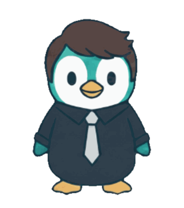 Santiago Oroz, ilustrado como el pingüino de AIDA